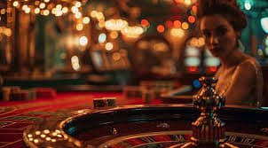 Real roulette wheel and ball in Playtech live studio showing physical game integrity